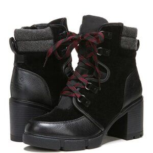 NATURALIZER Myla Womens Leather Cold Weather Combat Boots